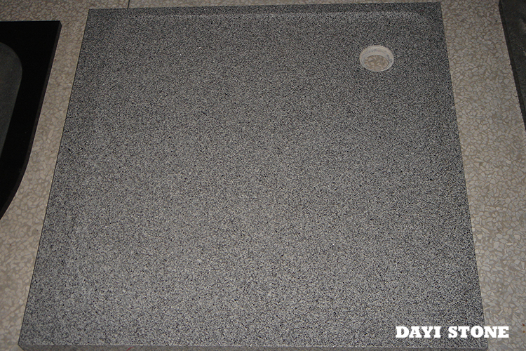 Dark Grey Granite Stone Shower 80x80x4cm - Dayi Stone